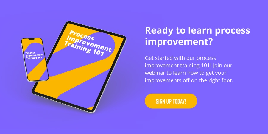 Process Improvement Training 101: Learn more at our webinar
